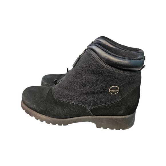 Sporto Mandy Black Suede Winter Boots Womens Size 8.5 - Picture 2 of 6